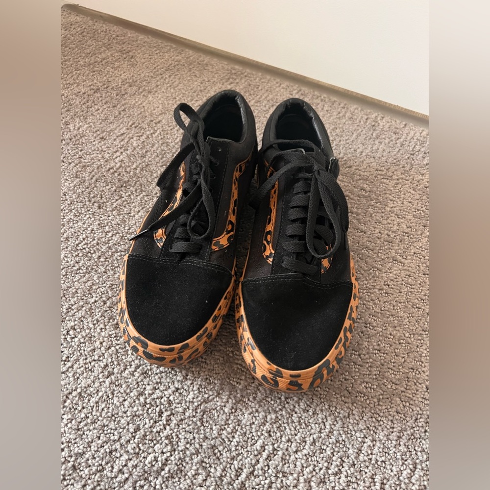Vans Cheetah Platform Skater Sneakers